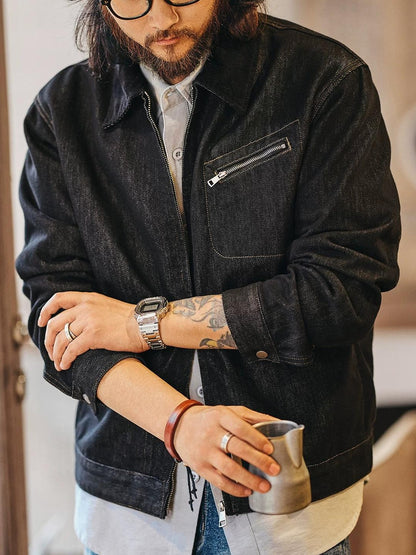 Casual Blue Denim Jacket