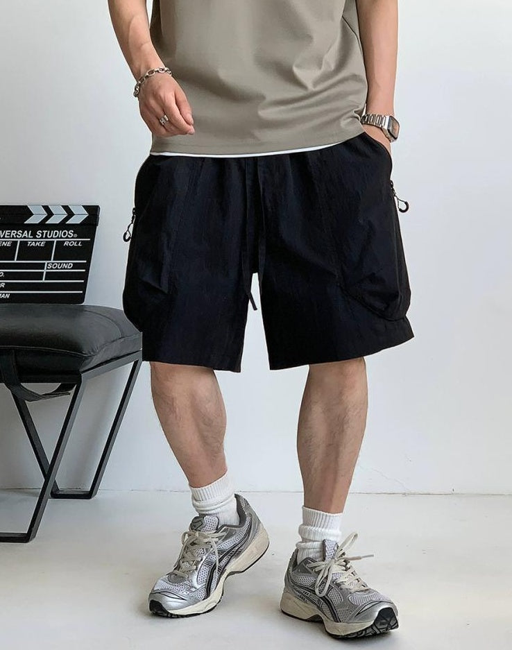 Men's Casual Zipper Shorts