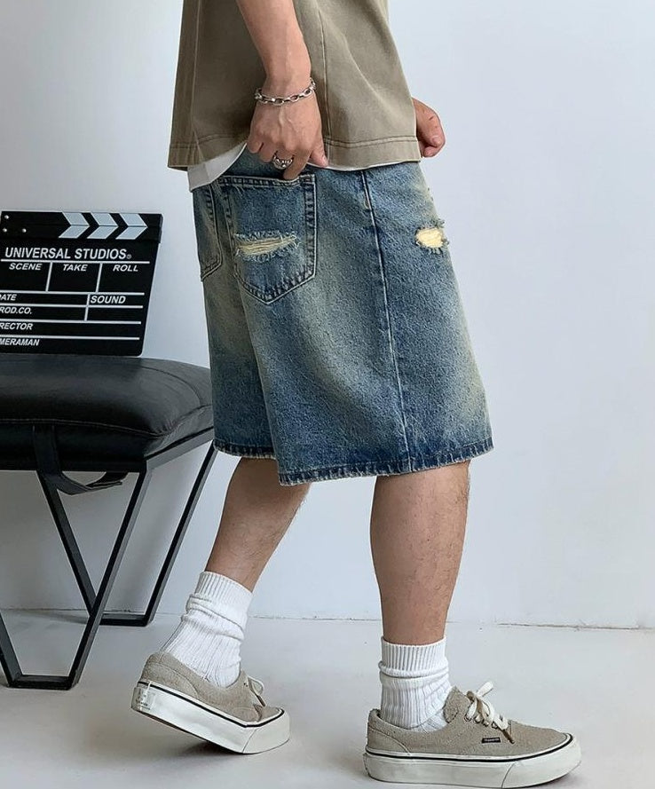 Summer Loose Jean Shorts