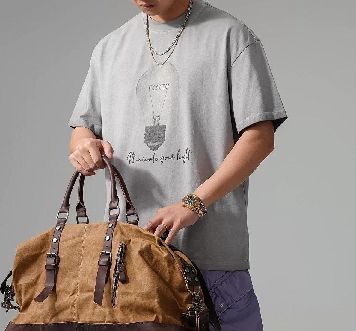 レトロコットンTシャツ