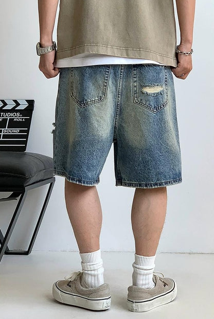 Summer Loose Jean Shorts