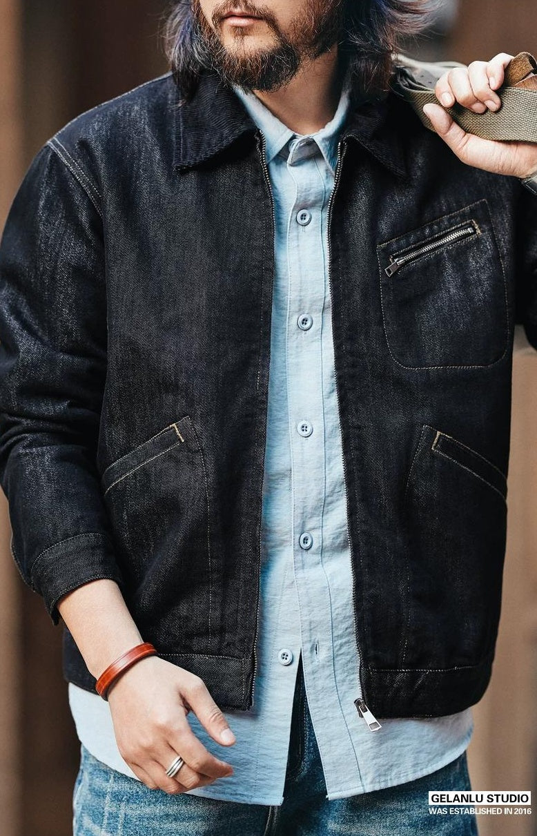 Casual Blue Denim Jacket