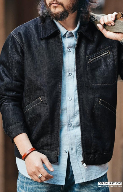 Casual Blue Denim Jacket