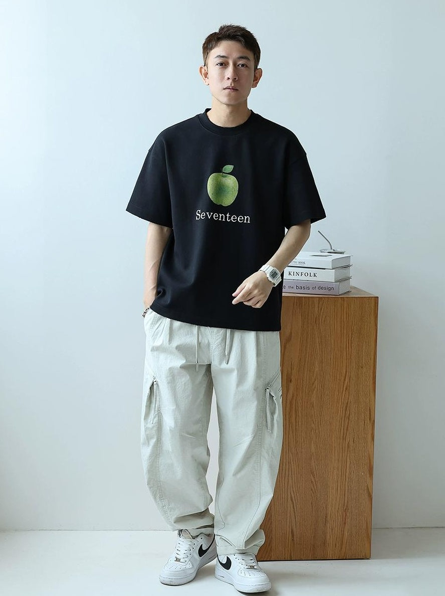 Heavyweight Apple Print Tee