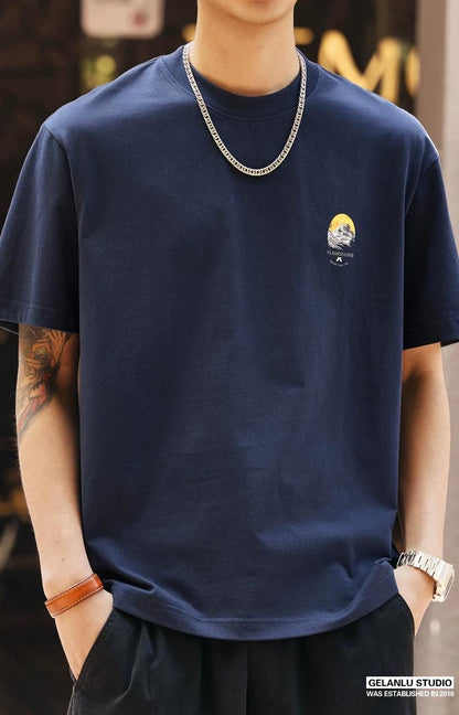 レトロプリントルーズTシャツ