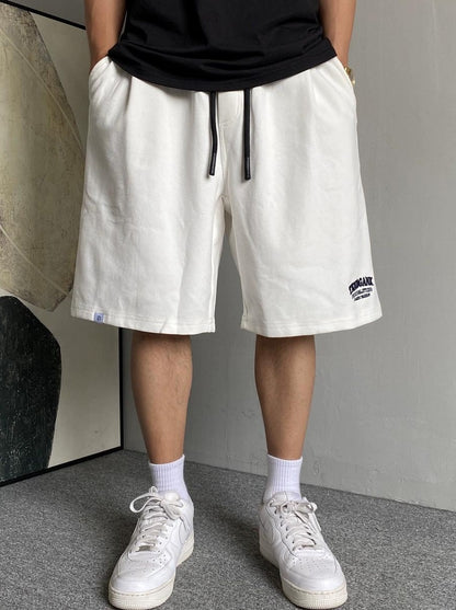 Embroidered sports shorts