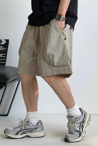 Men's Casual Zipper Shorts