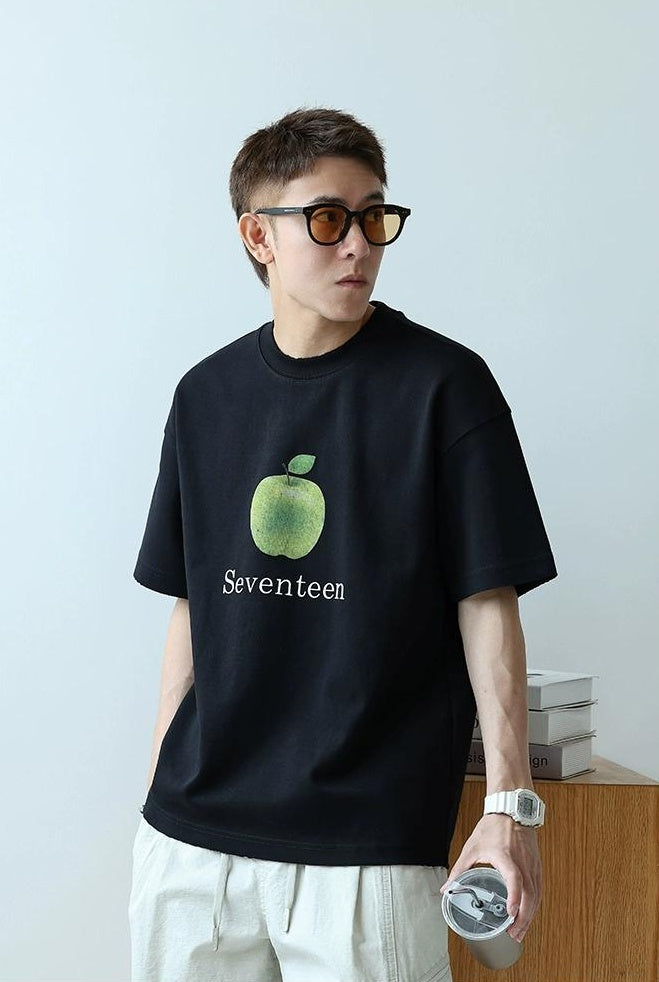 Heavyweight Apple Print Tee