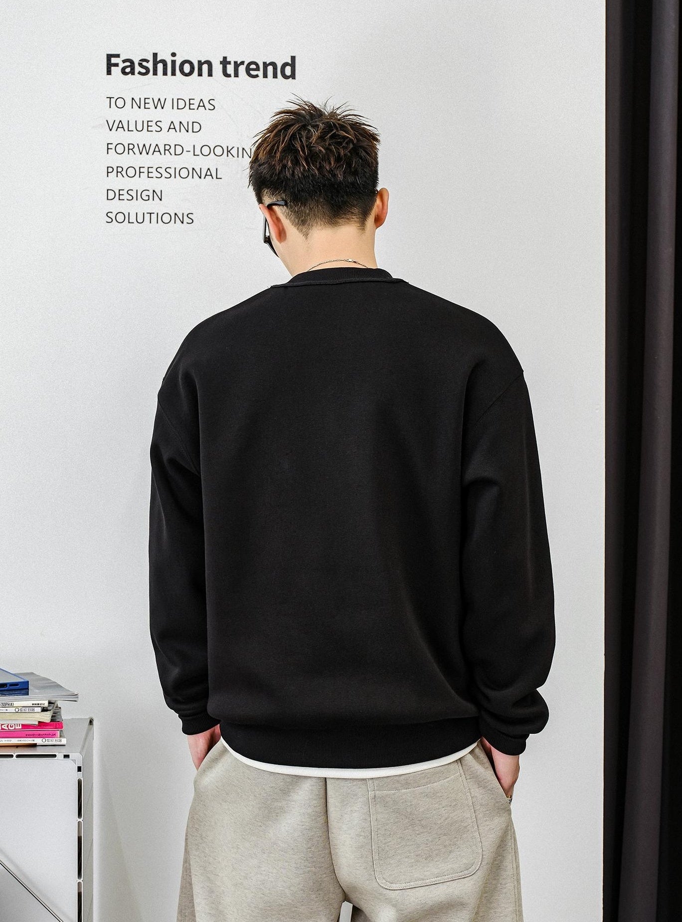 Casual fleece sweater