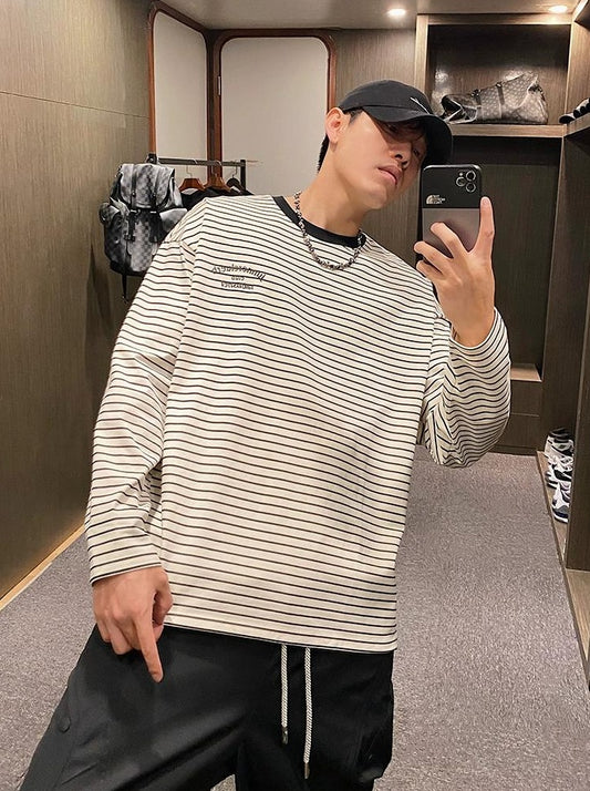 Striped Unisex Long Sleeve Tee
