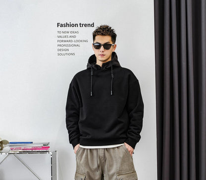 Fleece Liner Black Hoodie