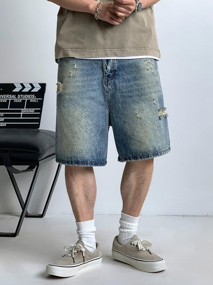 Summer Loose Jean Shorts