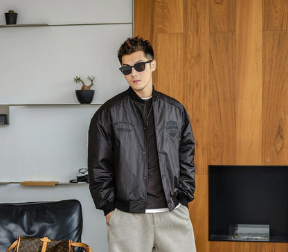 Urban Black Cotton Jacket