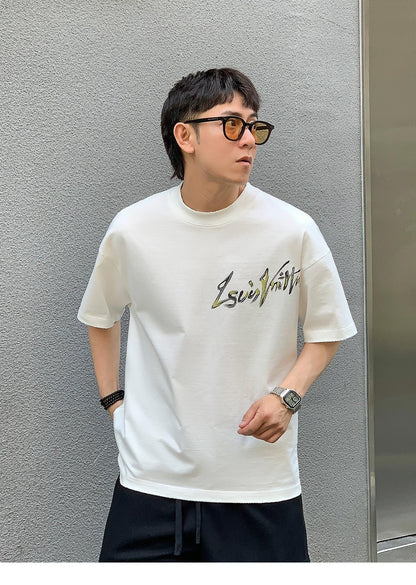 Flower Smiley Heavyweight Tee
