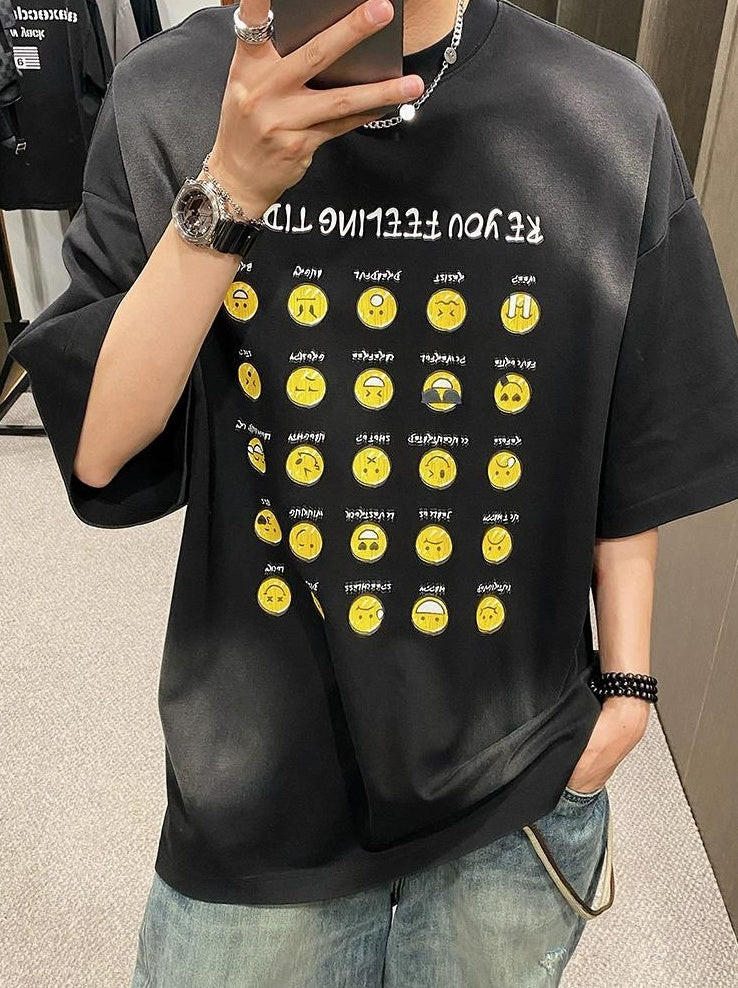 Retro Paris Smiley Tee