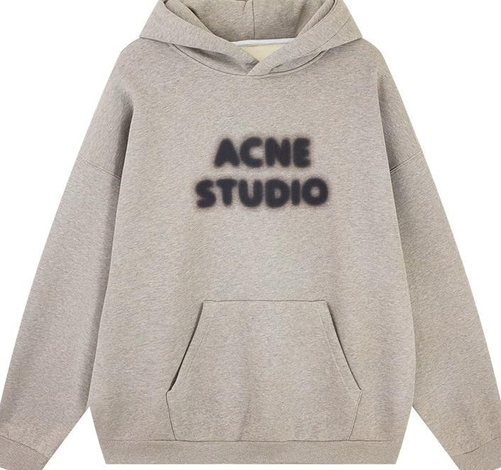Fleece hooded jacket