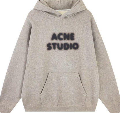 Fleece hooded jacket