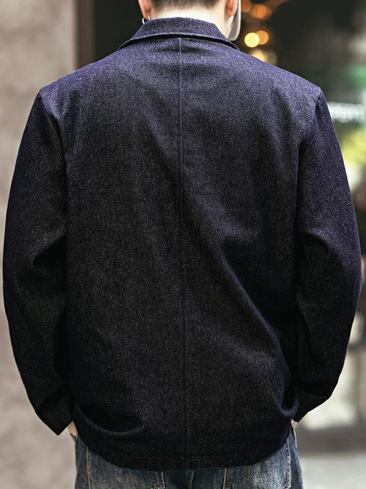 ヴィンテージブルーデニムブレザー