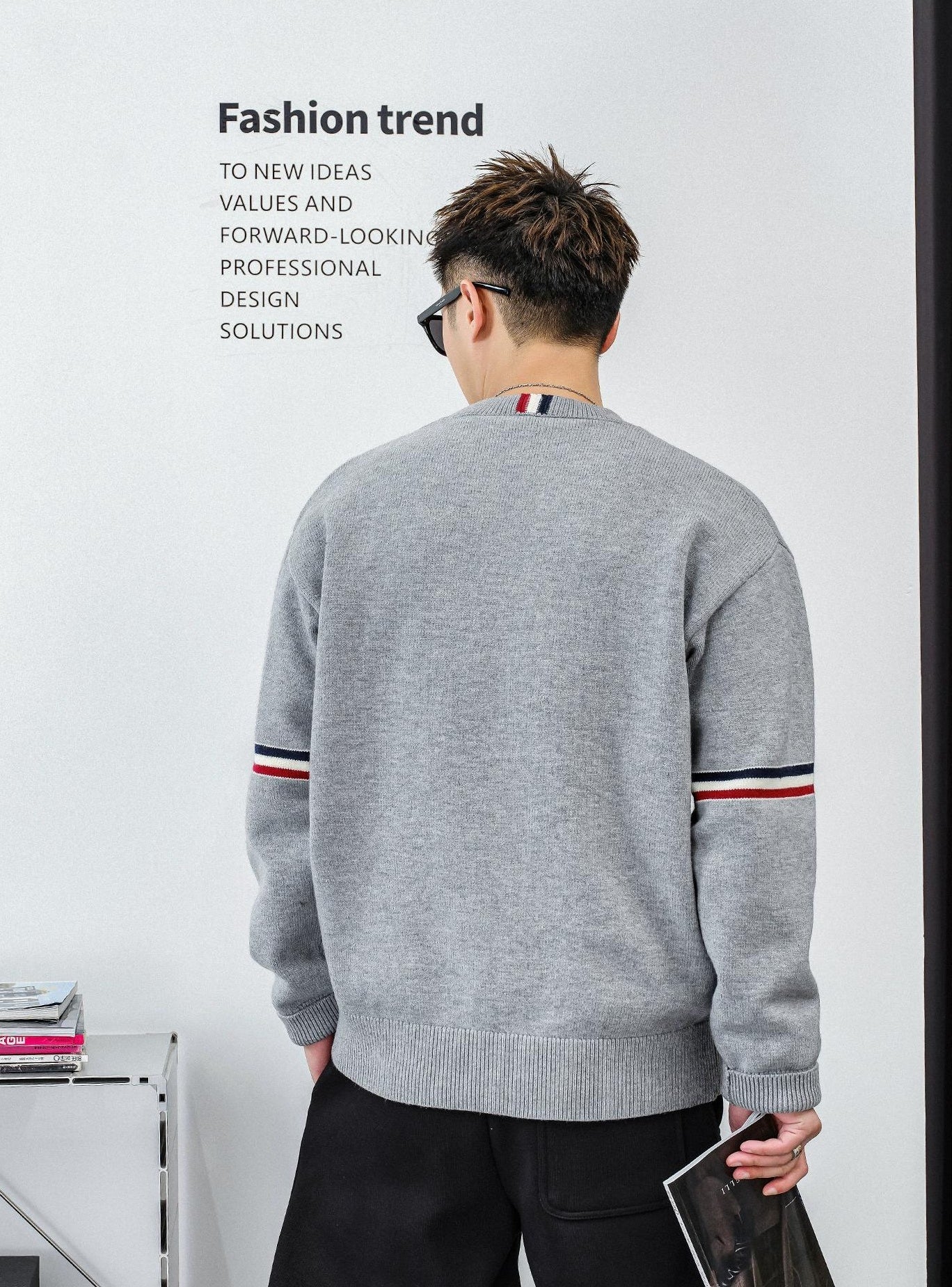 Heavyweight Color Block Jumper