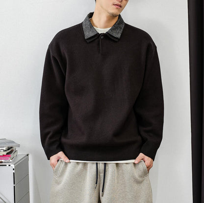 Casual Fake Two-Piece Jacket