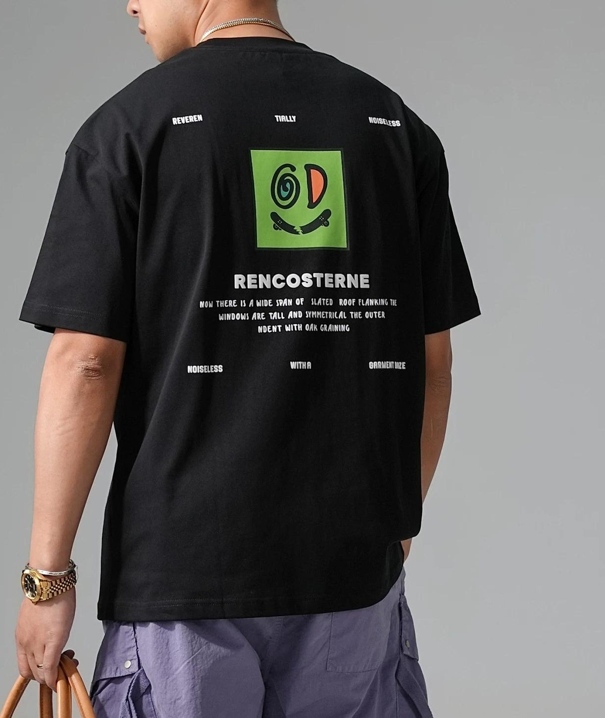 ラグジュアリーギャングプリントTシャツ