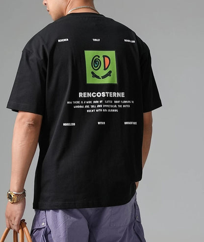 ラグジュアリーギャングプリントTシャツ