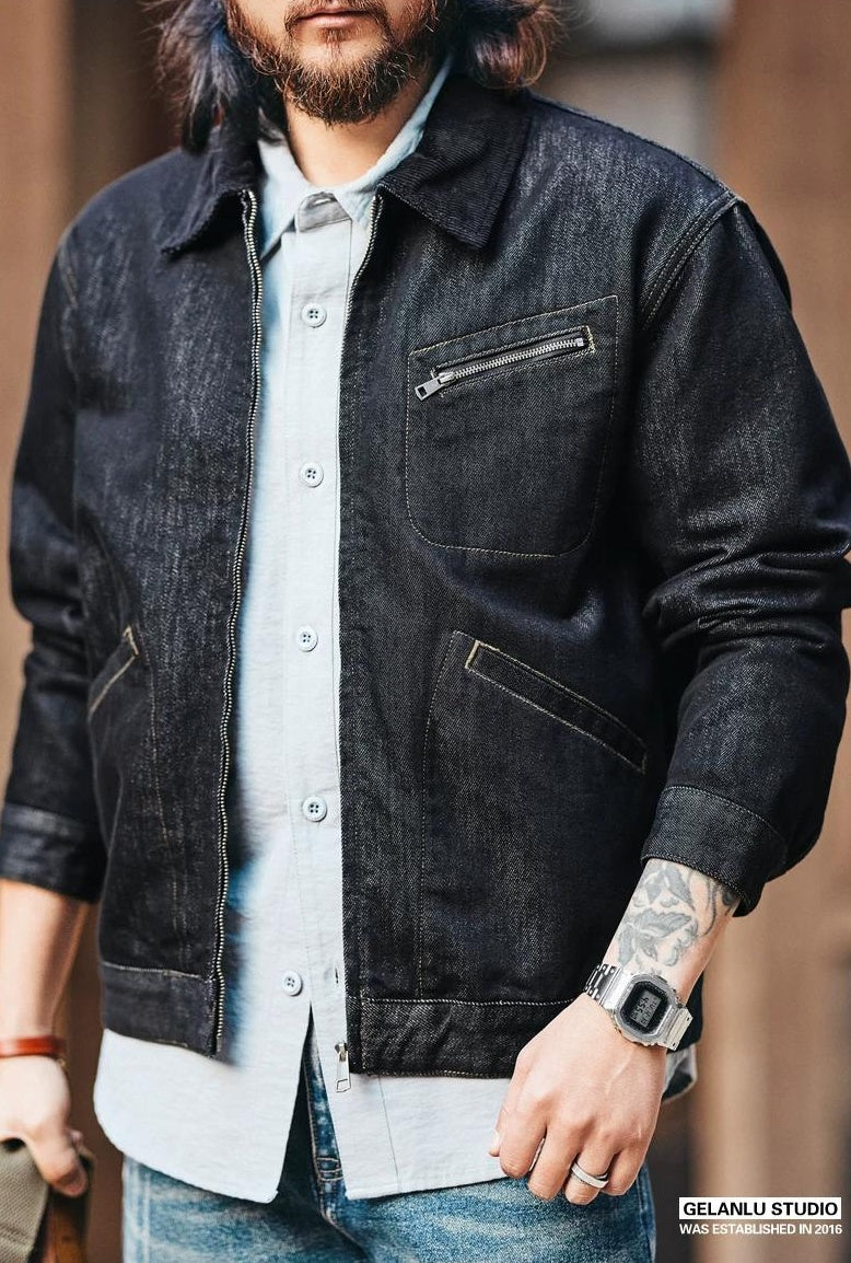 Casual Blue Denim Jacket