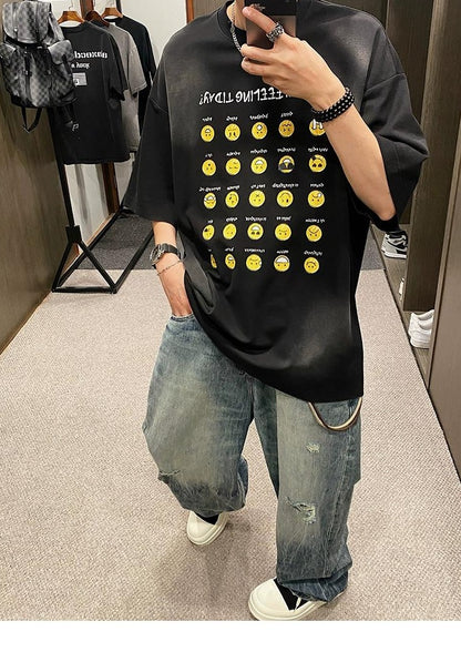 Retro Paris Smiley Tee