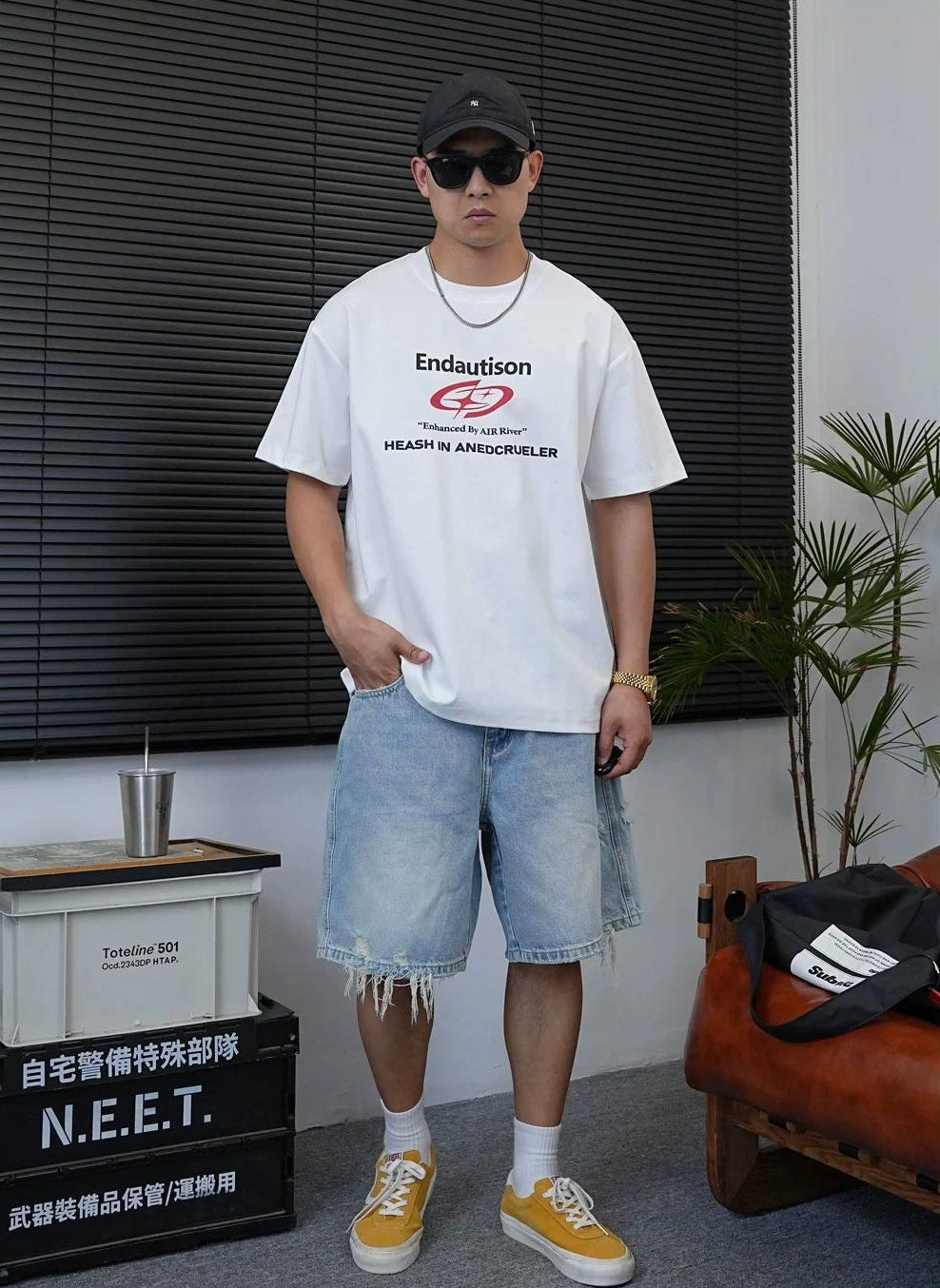 Casual Endautison Graphic T-Shirt