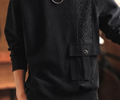 ヘビー ジャガード ニット セーター