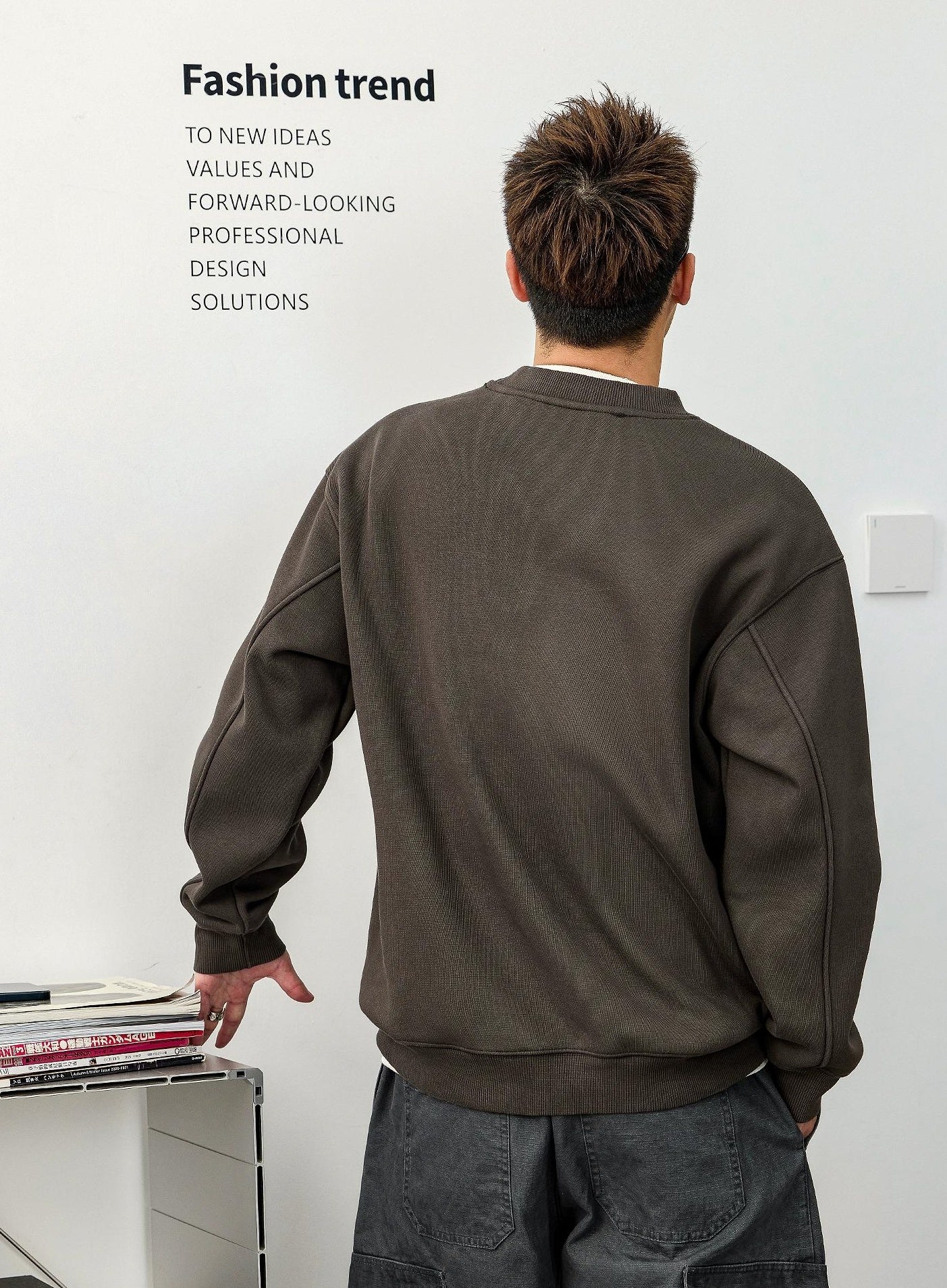 Casual Print Sweater