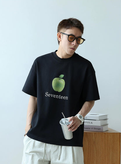 Heavyweight Apple Print Tee