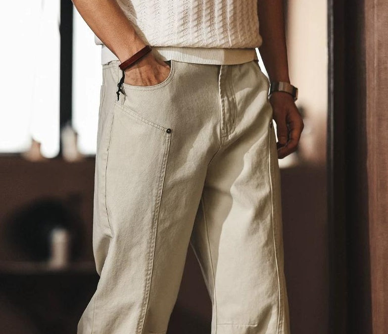 ヴィンテージルーズストレートジーンズ