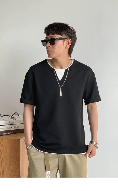 Casual Solid Color T-Shirt