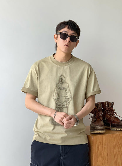 Fun Letter Print Tee