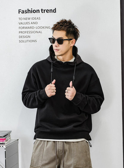 Fleece Liner Black Hoodie
