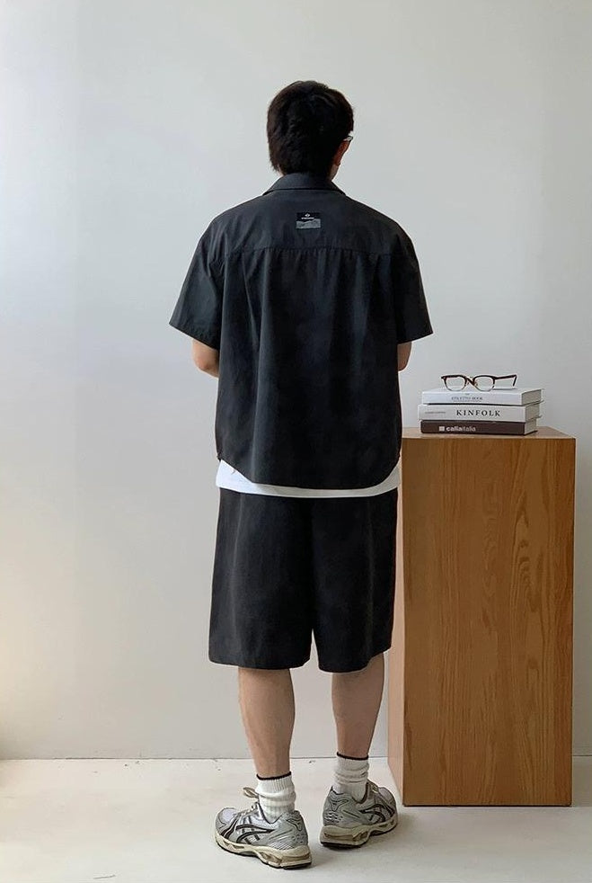 Gray Quick-Dry Casual Shirt
