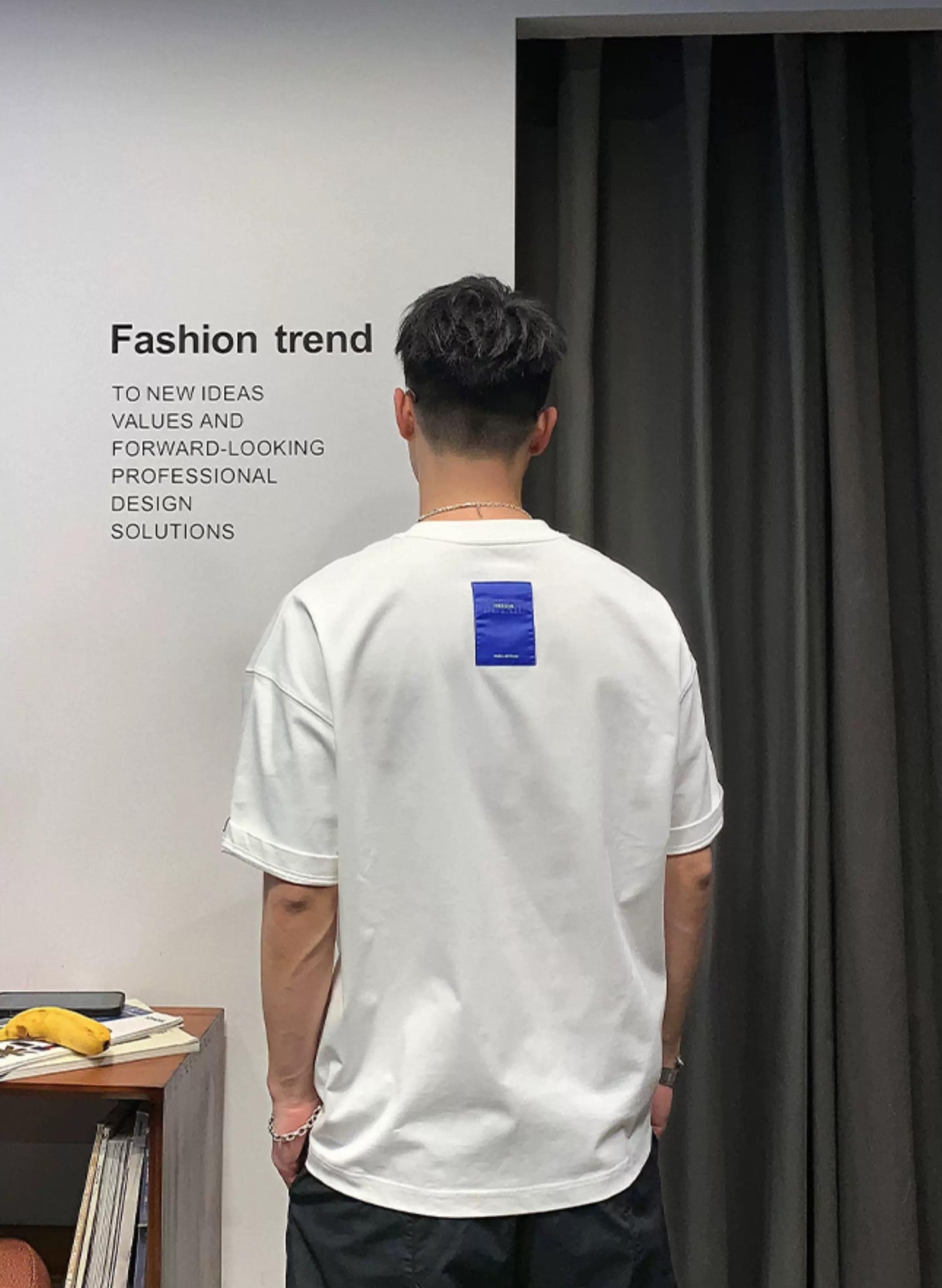 ルーズコットンプラントTシャツ