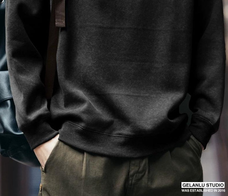 Retro high neck sweater