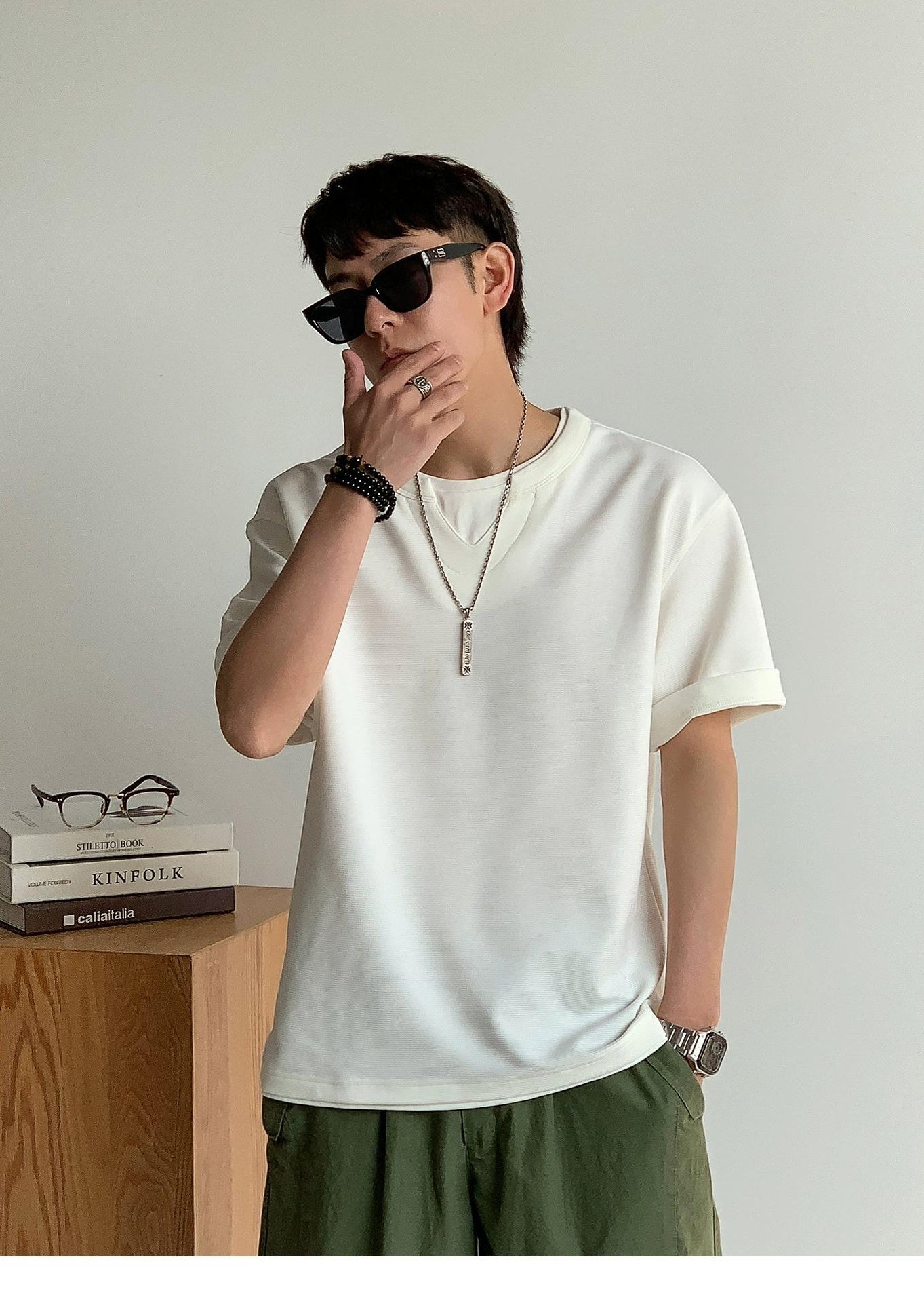 Casual Solid Color T-Shirt