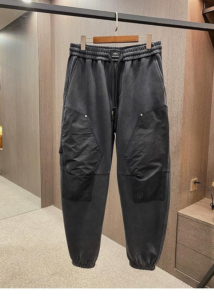 Retro Embroidered Sweatpants
