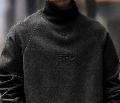 Retro high neck sweater