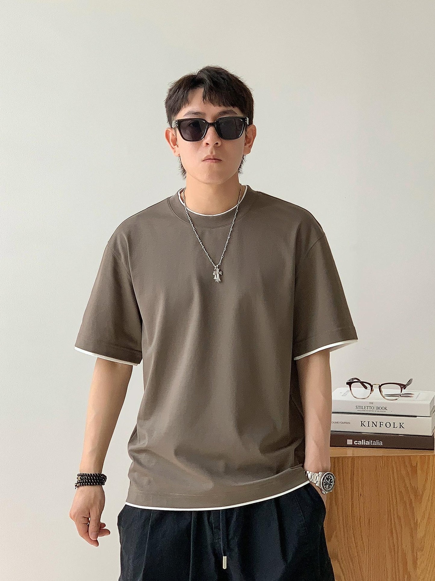Lightweight Basic Short Sleeve T-Shirt