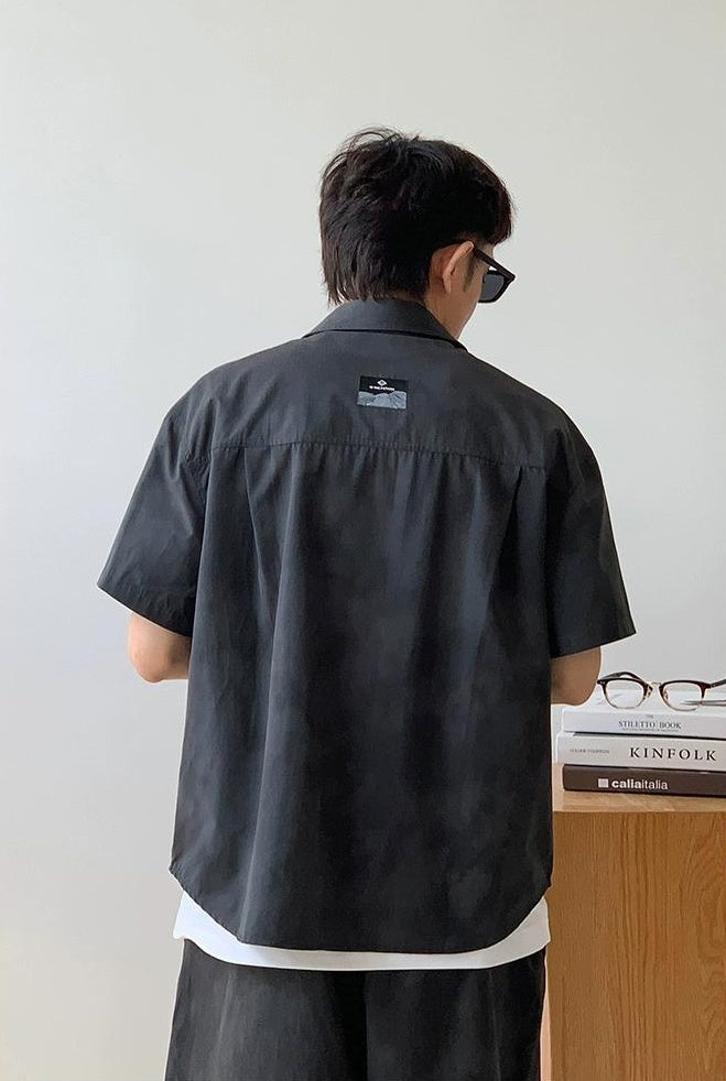 Gray Quick-Dry Casual Shirt
