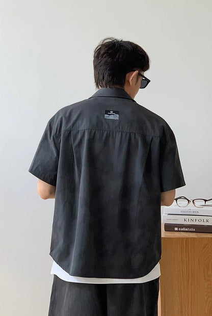 Gray Quick-Dry Casual Shirt