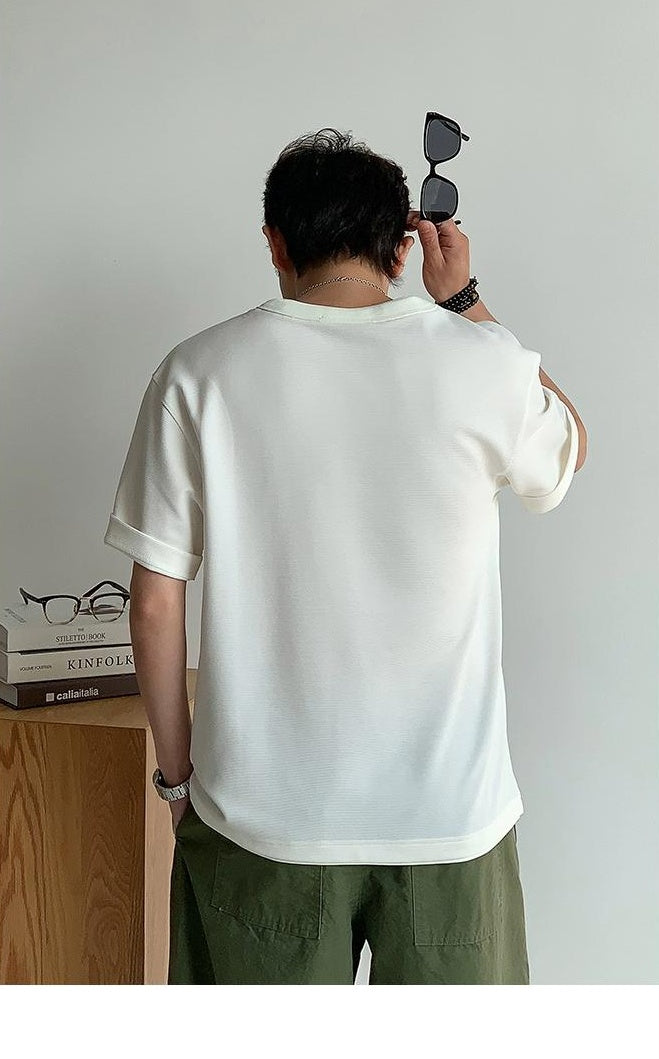 Casual Solid Color T-Shirt