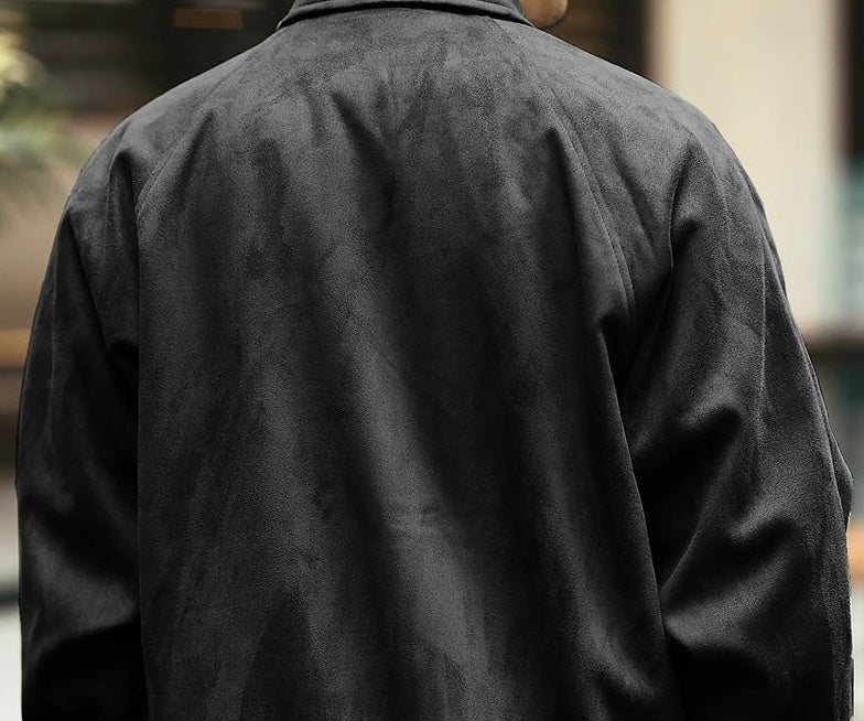 レトロスエードベースボールジャケット