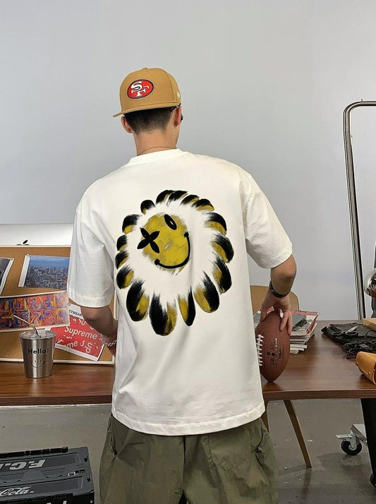 Heavyweight Flower Smiley T-Shirt