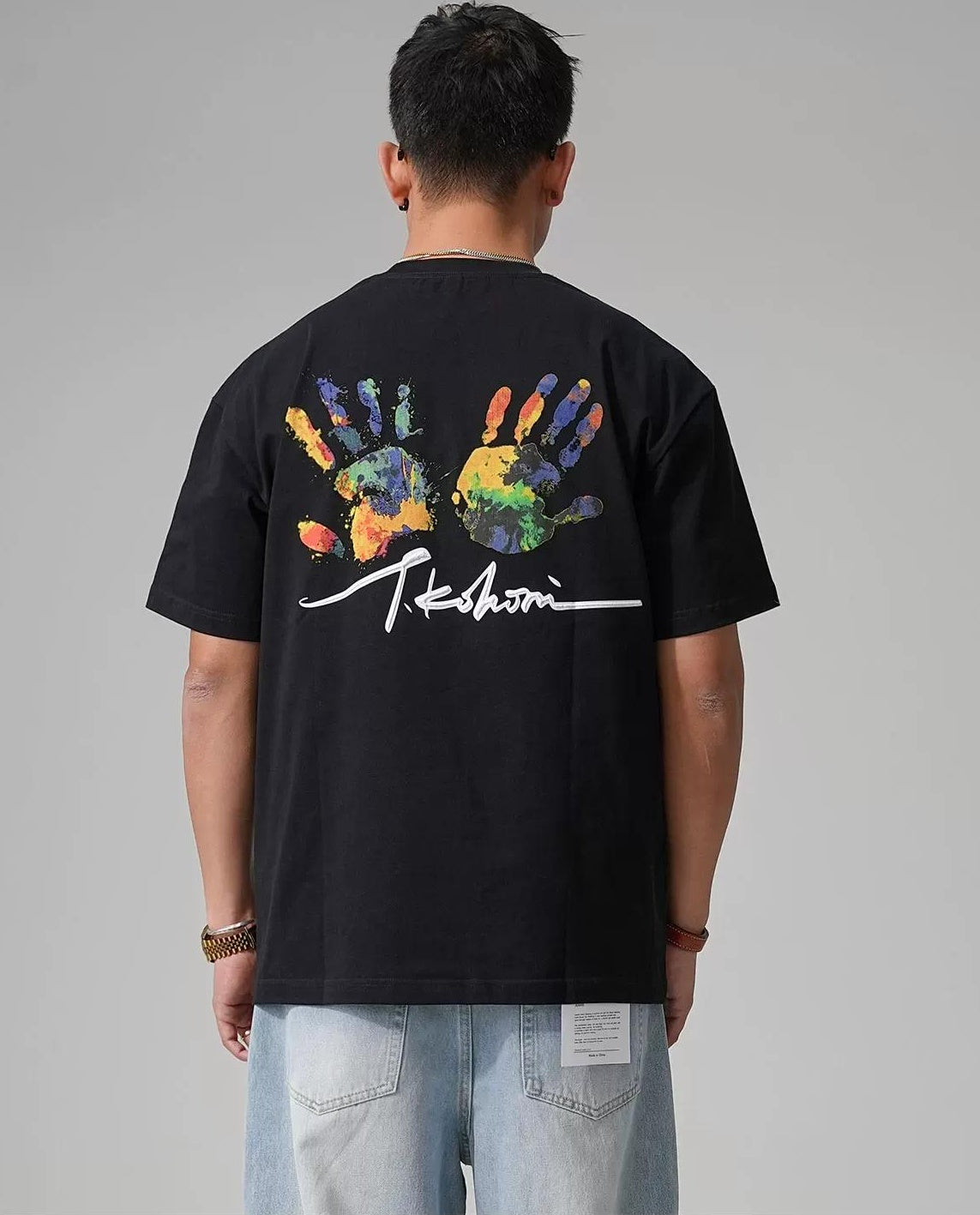 ヘビー プリント カジュアル Tシャツ