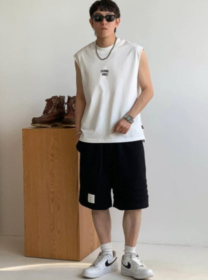 Breathable Cotton Sleeveless Tee